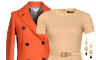 С чем сочетать пальто оранжевого цвета — модные советы